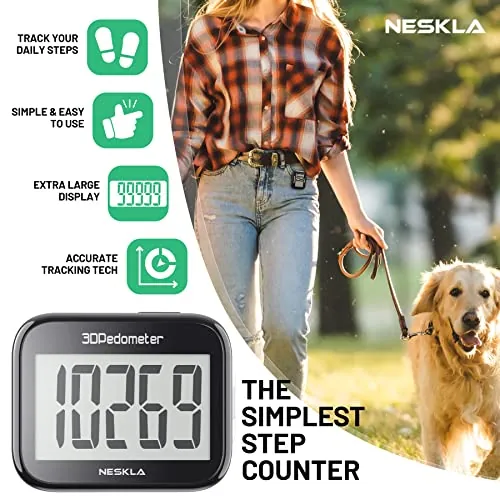 NESKLA 3D Pedometer Review: Simple Walking Step Counter image 2