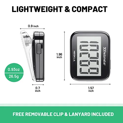 NESKLA 3D Pedometer Review: Simple Walking Step Counter image 6