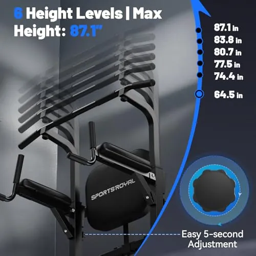 Sportsroyals Power Tower Review: Pull Up Dip Station image 6