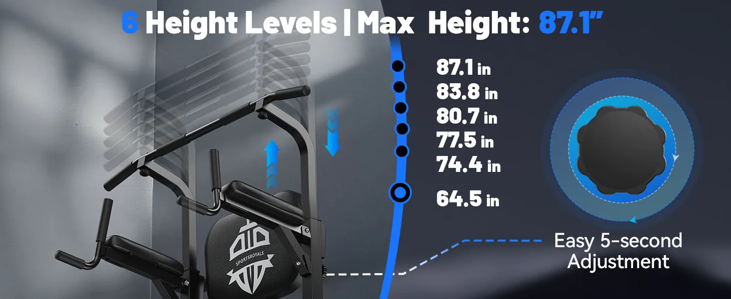 Sportsroyals Power Tower Review: Pull Up Dip Station image 9