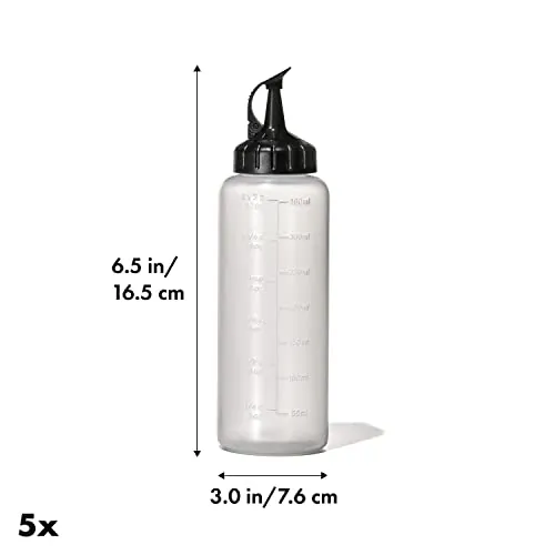 OXO Good Grips Chef's Squeeze Bottle 5 Pack Review image 3