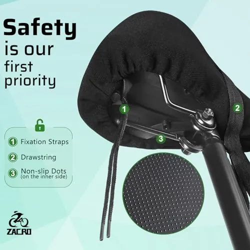 Zacro Bike Seat Cushion Review: Gel Bike Seat Cover image 4