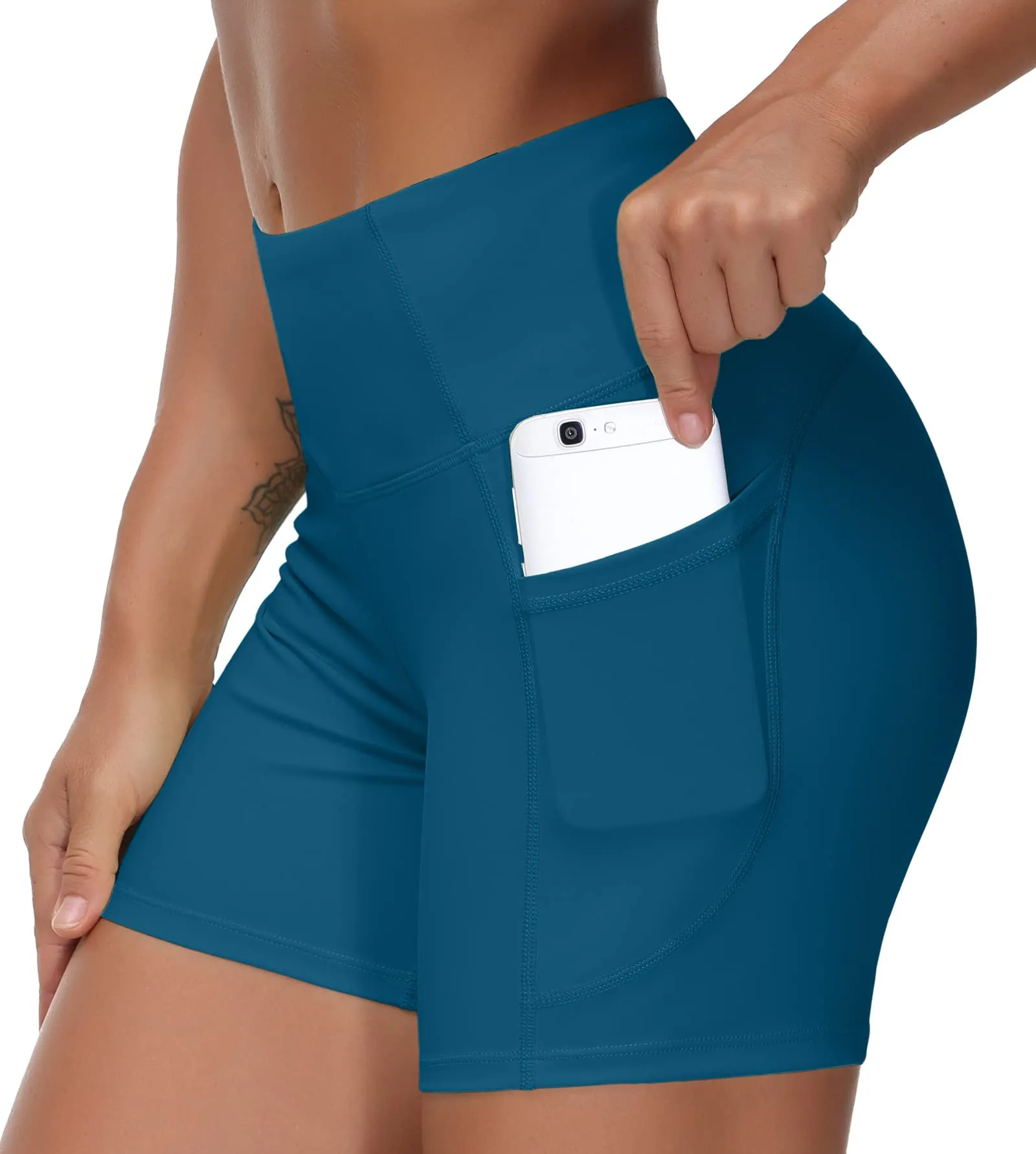 THE GYM PEOPLE High Waist Yoga Shorts Review image 8