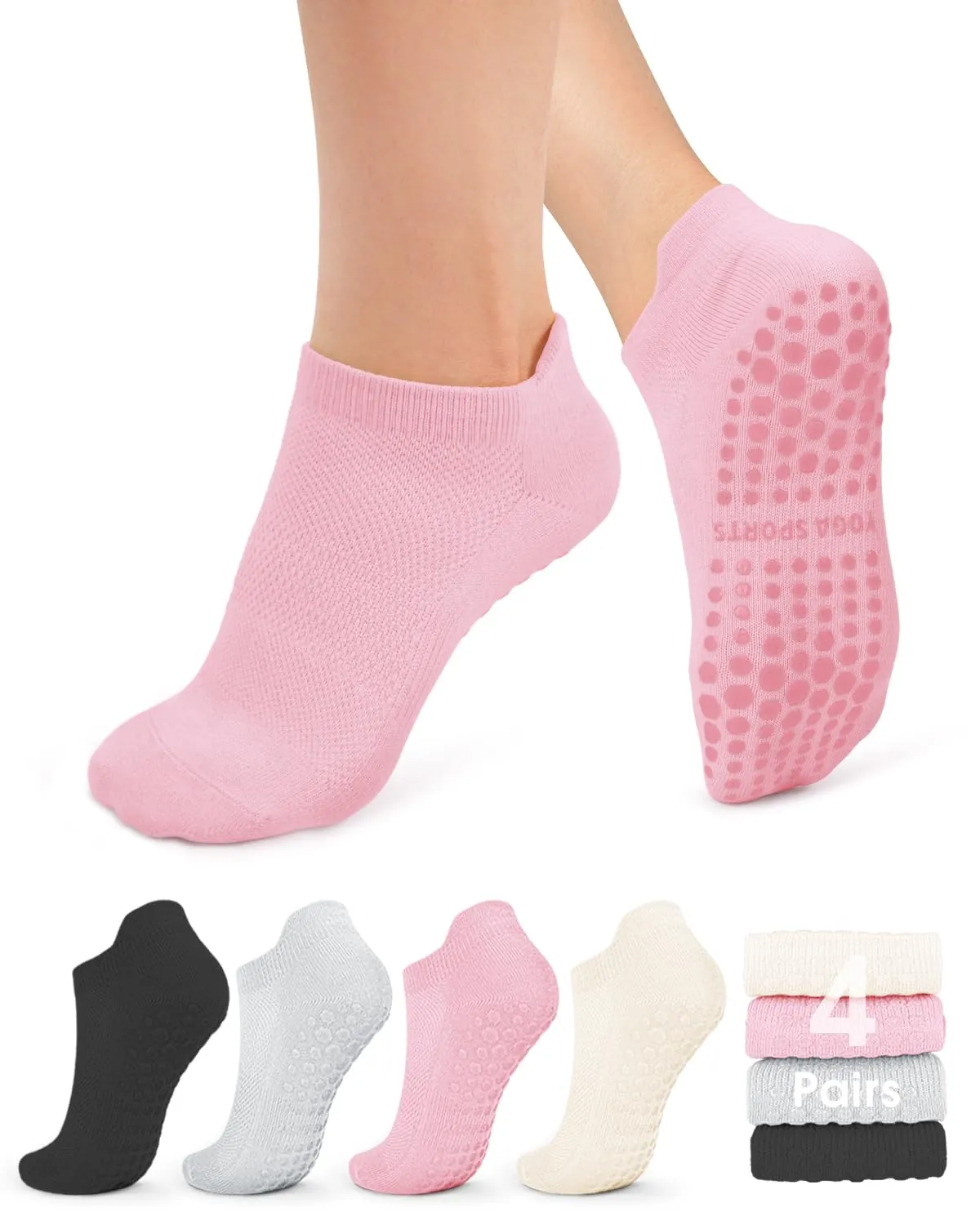 yeuG Pilates Socks Review: Women's Non-Slip Grip Socks image 8