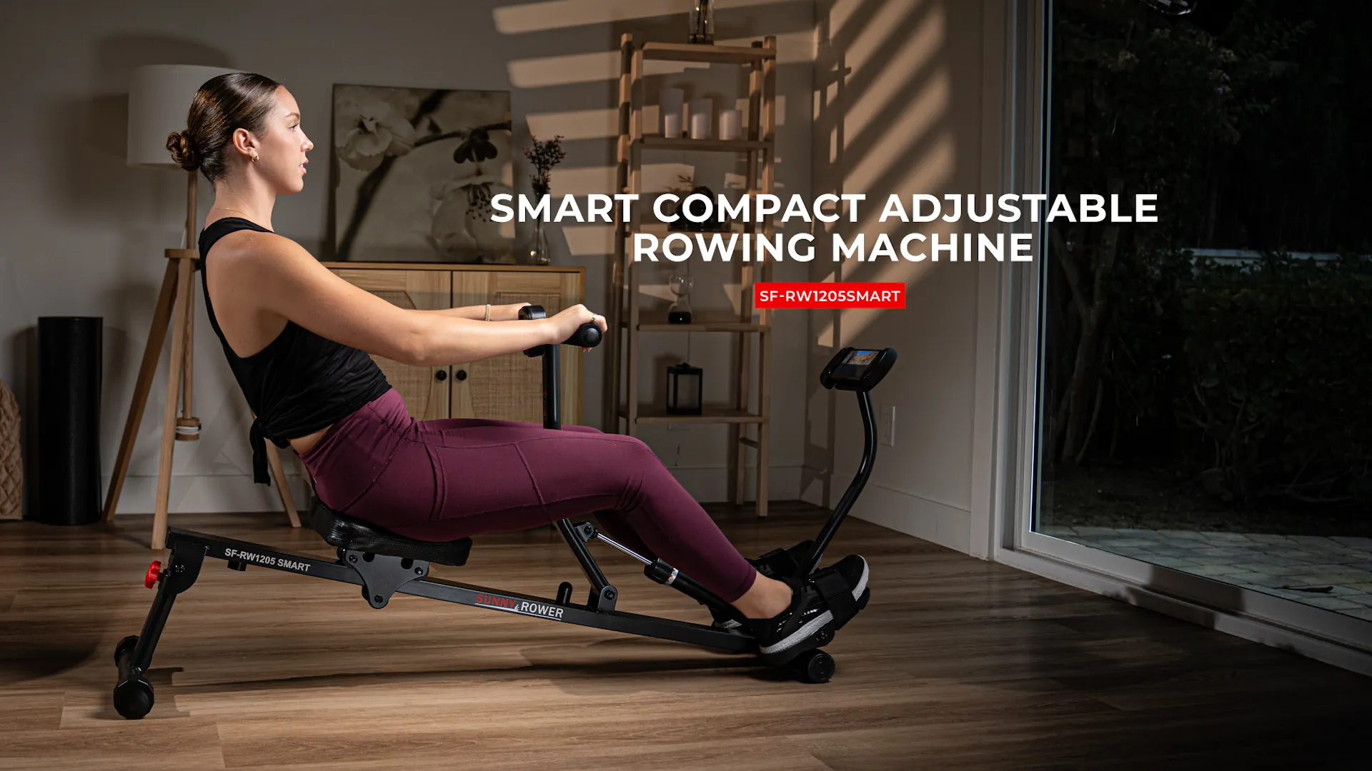 Sunny Health & Fitness Compact Rowing Machine Review image 7