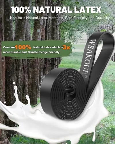 WSAKOUE Resistance Bands Review: Pull Up Band Set image 3