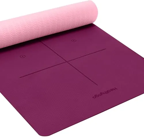Heathyoga Yoga Mat Review: TPE Pilates Exercise Mat