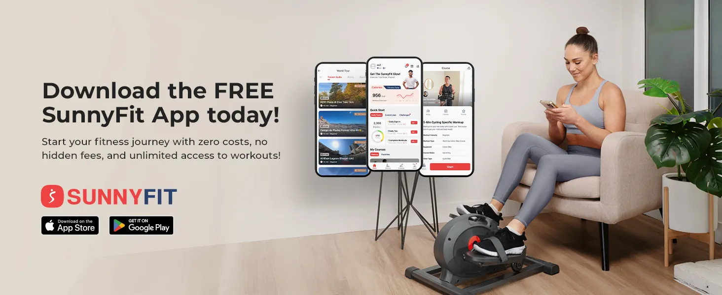 Sunny Health & Fitness Under Desk Elliptical Review image 9