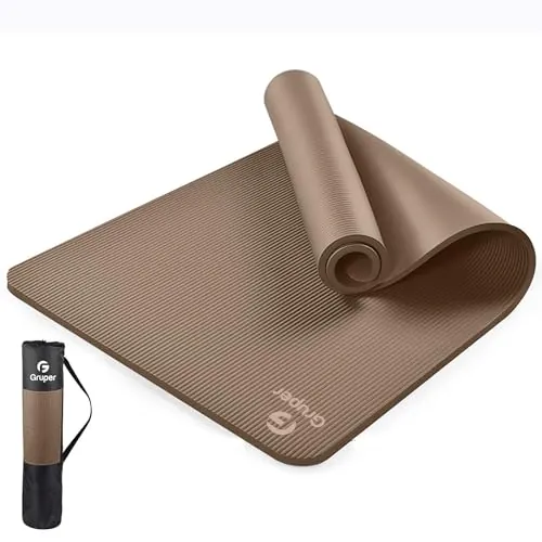 Gruper Yoga Mat Review: Extra Thick NBR Exercise Mat