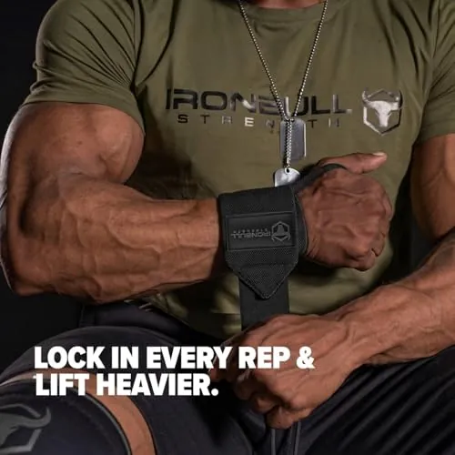 Iron Bull Strength Wrist Wraps Review: 18in Lifting Support image 2