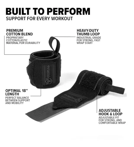 Iron Bull Strength Wrist Wraps Review: 18in Lifting Support image 4