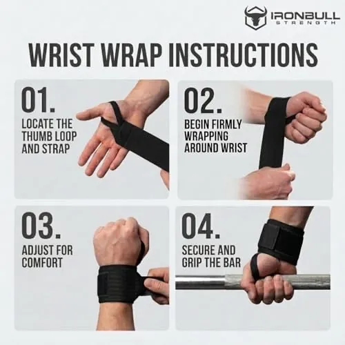 Iron Bull Strength Wrist Wraps Review: 18in Lifting Support image 5