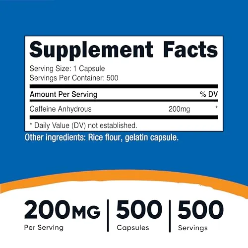 Nutricost Caffeine Pills Review: 200mg Capsule Analysis image 2