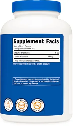 Nutricost Caffeine Pills Review: 200mg Capsule Analysis image 5