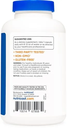 Nutricost ALCAR 500mg Review: Acetyl L-Carnitine Capsules image 4